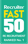 Recruiter Fast 50 - RE Recruitment Ranked No. 1